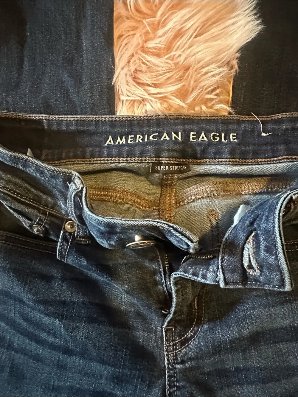 American Eagle Outfitters Dark Indigo Flare/Wide Leg Jeans